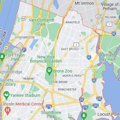 Google Map: The Bronx, NY