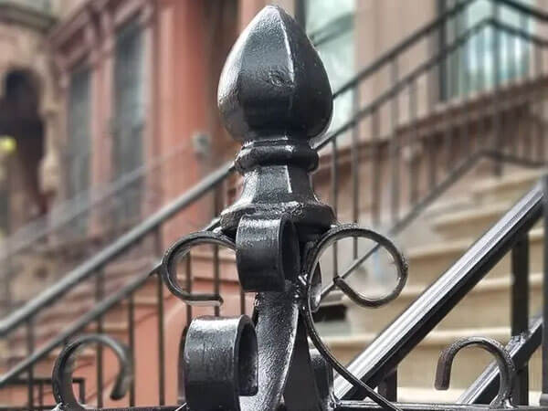 Wrought Iron Stair Post